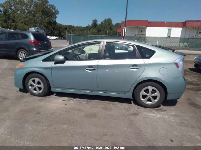 2013 TOYOTA PRIUS ONE/TWO/THREE/FOUR/FIVE - JTDKN3DU0D1631937
