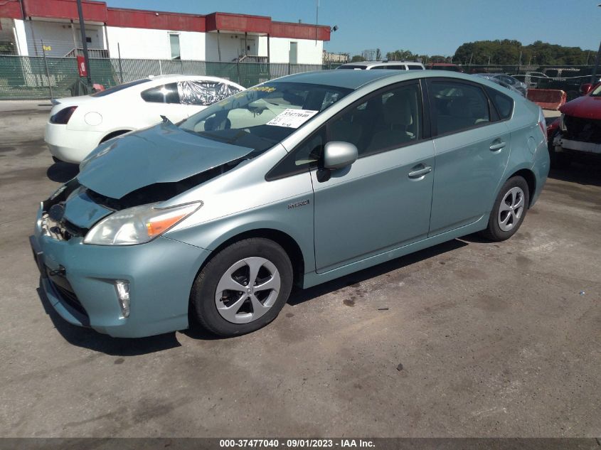 2013 TOYOTA PRIUS ONE/TWO/THREE/FOUR/FIVE - JTDKN3DU0D1631937