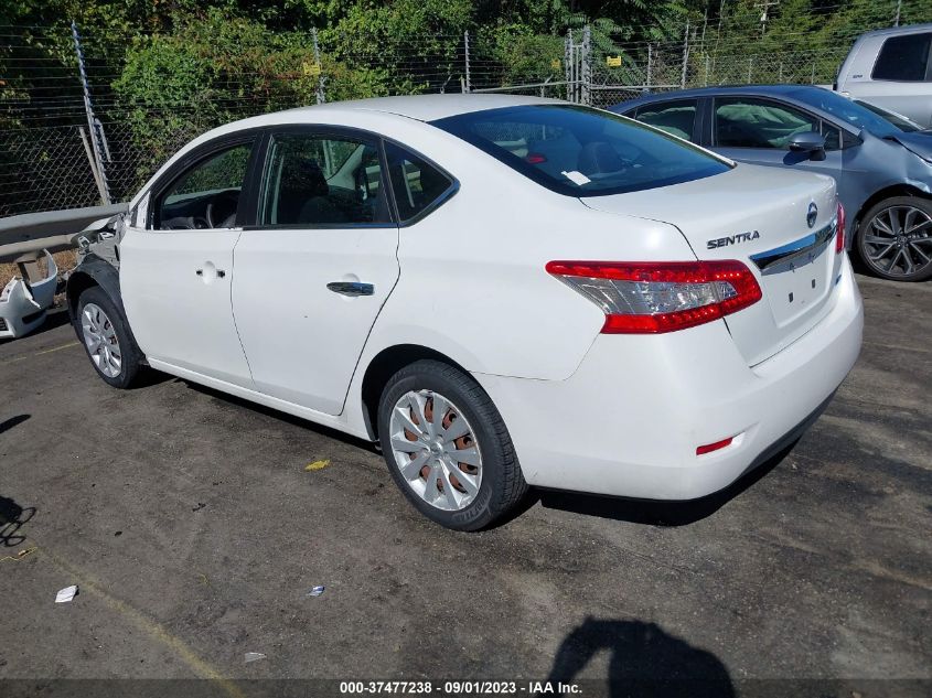 2014 NISSAN SENTRA S/FE+ S/SV/FE+ SV/SR/SL - 3N1AB7AP8EY307371