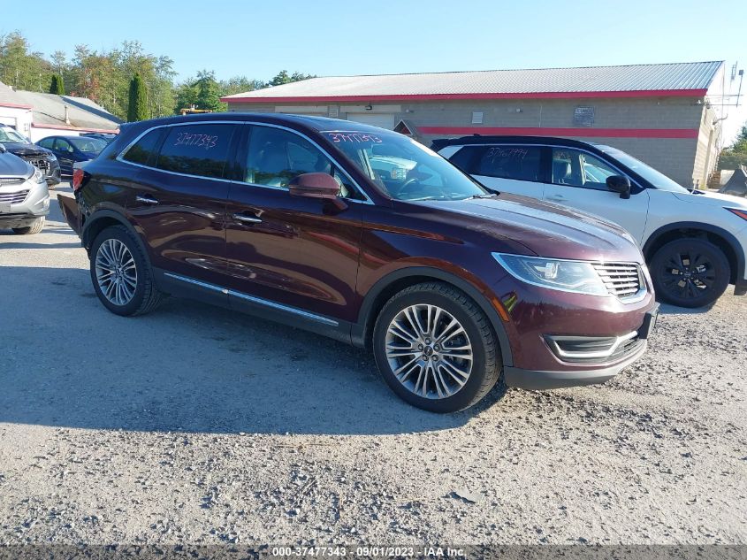 2017 LINCOLN MKX RESERVE - 2LMPJ8LR1HBL50715