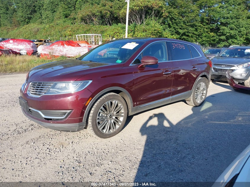 VIN 2LMPJ8LR1HBL50715 2017 LINCOLN MKX RESERVE