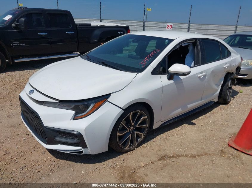 2020 TOYOTA COROLLA SE/NIGHT SHADE - 5YFS4RCE9LP024087
