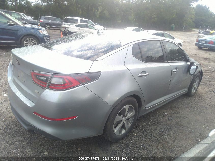 2014 KIA OPTIMA HYBRID LX - KNAGM4AD0E5071251