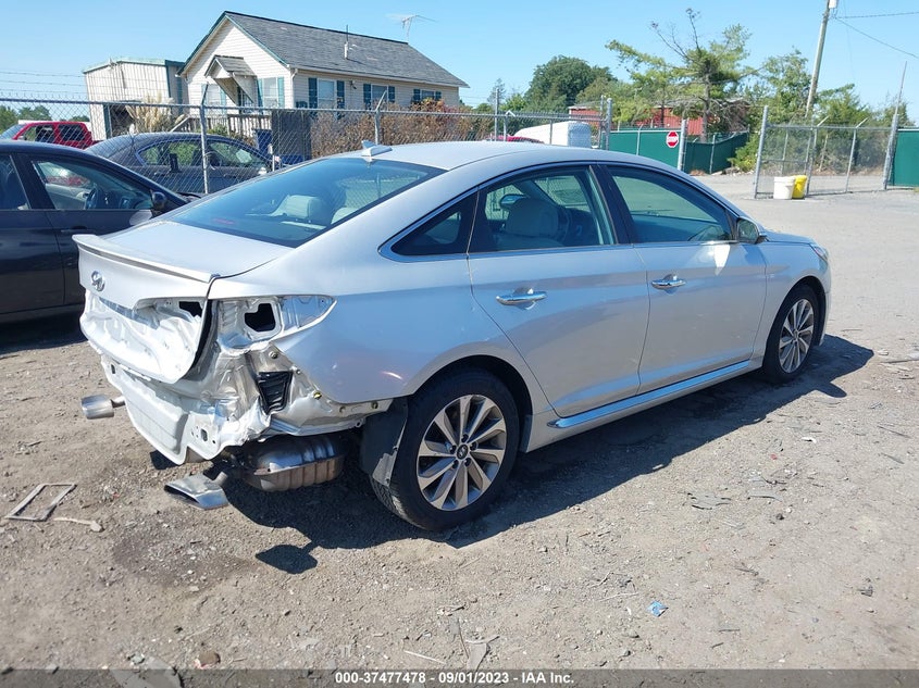 VIN 5NPE34AF5HH570145 2017 HYUNDAI SONATA SPORT