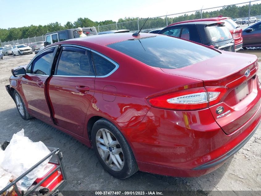 2016 FORD FUSION SE - 1FA6P0HD1G5129722