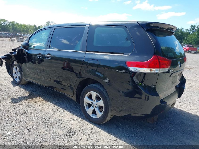 5TDZK3DC4ES509777 2014 TOYOTA SIENNA, photo no. 3