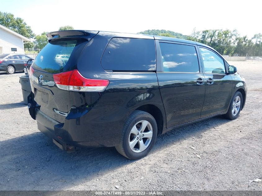 5TDZK3DC4ES509777 2014 TOYOTA SIENNA, photo no. 4