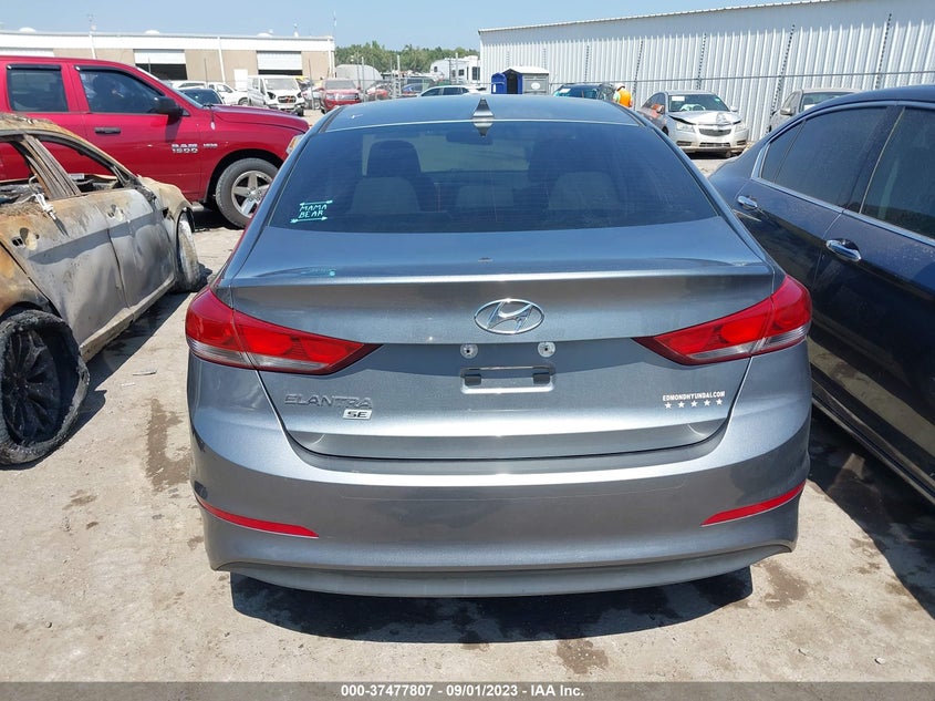 VIN KMHD74LF7HU154127 2017 HYUNDAI ELANTRA SE