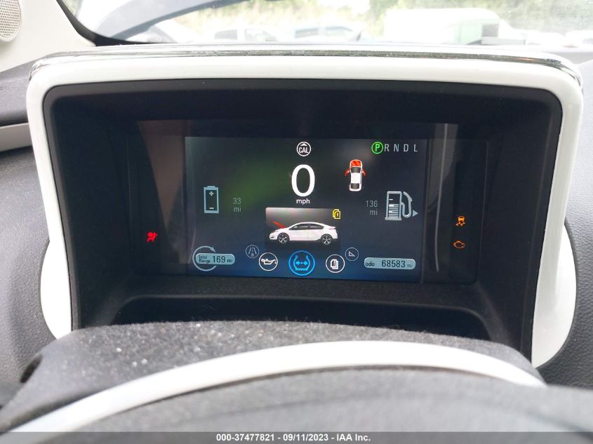 2013 CHEVROLET VOLT - 1G1RG6E46DU122693