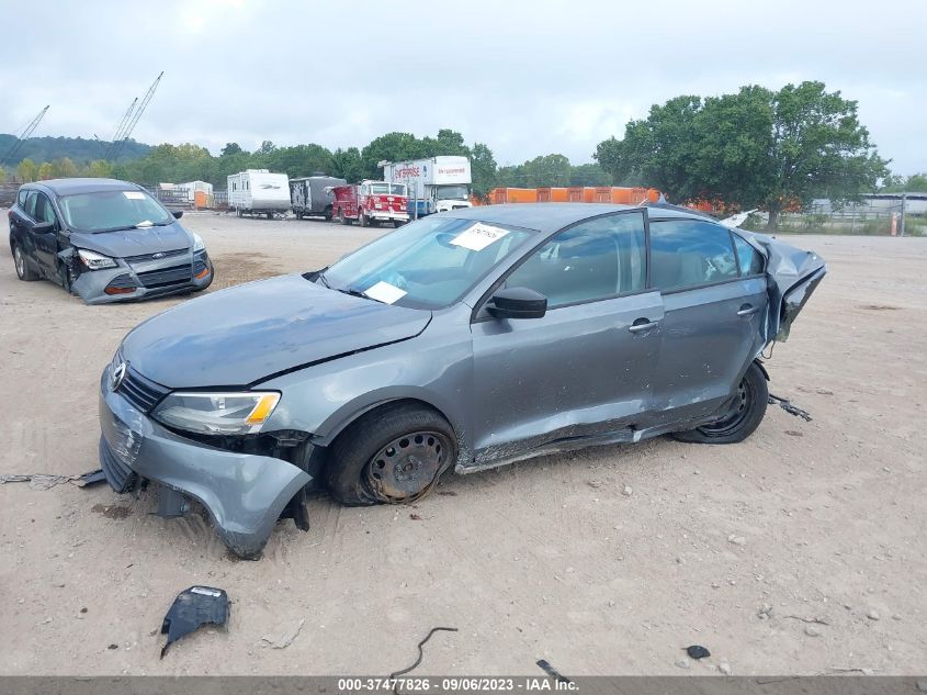 2014 VOLKSWAGEN JETTA SEDAN S - 3VW2K7AJXEM236000