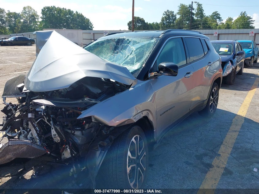 VIN 3C4NJDCB6NT185043 2022 JEEP COMPASS LIMITED