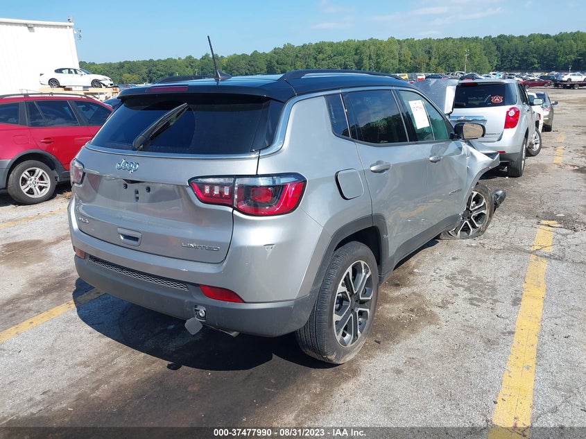 VIN 3C4NJDCB6NT185043 2022 JEEP COMPASS LIMITED