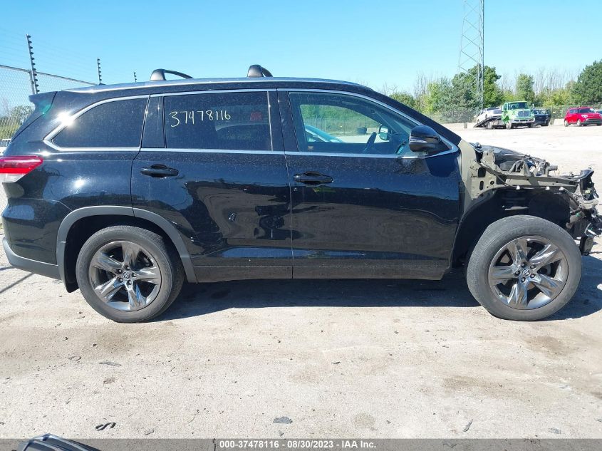 2018 TOYOTA HIGHLANDER LIMITED - 5TDDZRFH2JS852762