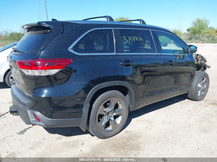 2018 TOYOTA HIGHLANDER LIMITED - 5TDDZRFH2JS852762