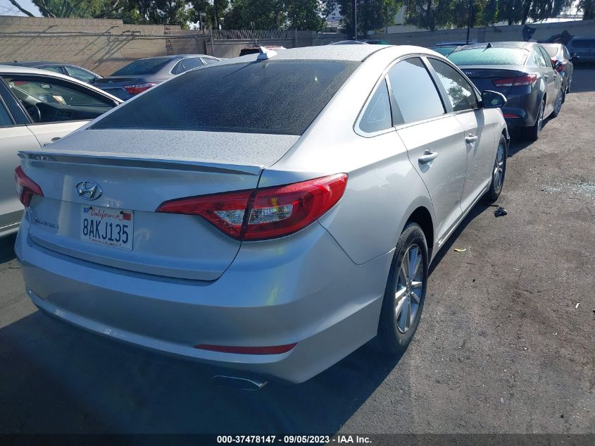 2017 HYUNDAI SONATA 2.4L - 5NPE24AF2HH588816