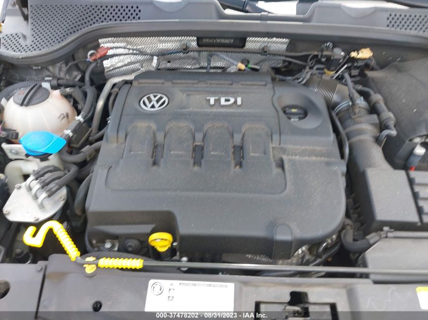 2015 VOLKSWAGEN BEETLE CONVERTIBLE 2.0L TDI 3VW5A7AT8FM809219