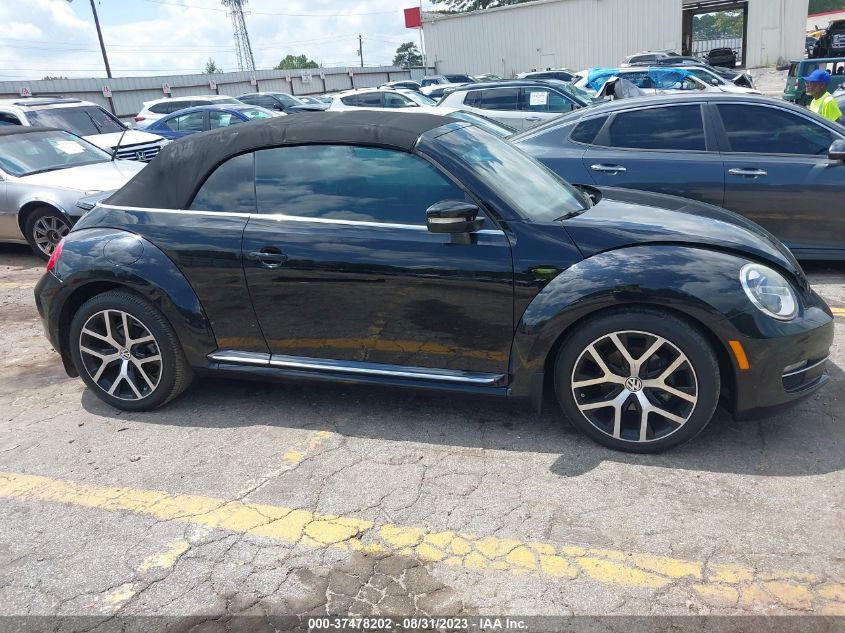 2015 VOLKSWAGEN BEETLE CONVERTIBLE 2.0L TDI 3VW5A7AT8FM809219