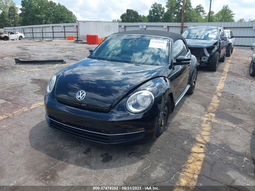 2015 VOLKSWAGEN BEETLE CONVERTIBLE 2.0L TDI 3VW5A7AT8FM809219