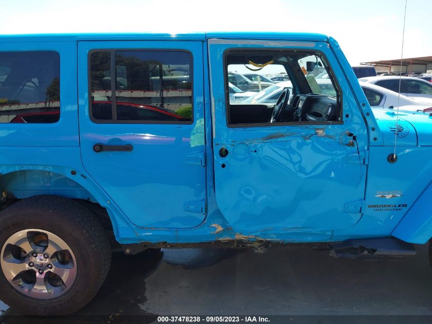 2017 JEEP WRANGLER UNLIMITED SAHARA - 1C4BJWEG1HL605895