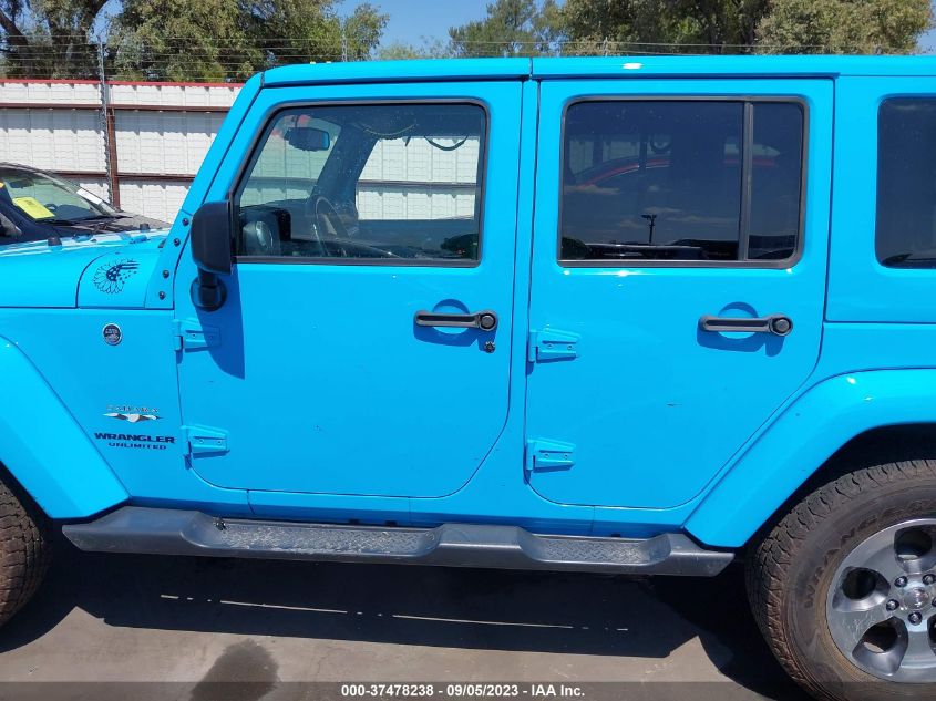 2017 JEEP WRANGLER UNLIMITED SAHARA - 1C4BJWEG1HL605895