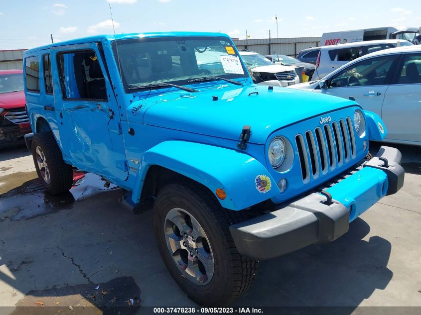 2017 JEEP WRANGLER UNLIMITED SAHARA - 1C4BJWEG1HL605895