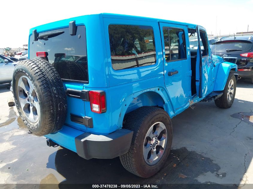 2017 JEEP WRANGLER UNLIMITED SAHARA - 1C4BJWEG1HL605895