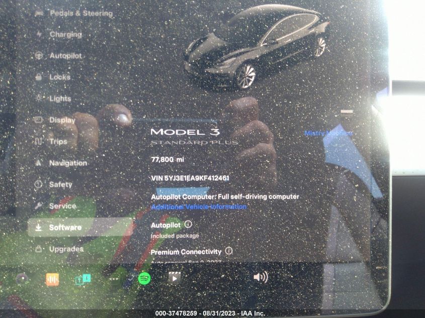 2019 TESLA MODEL 3 - 5YJ3E1EA9KF412461