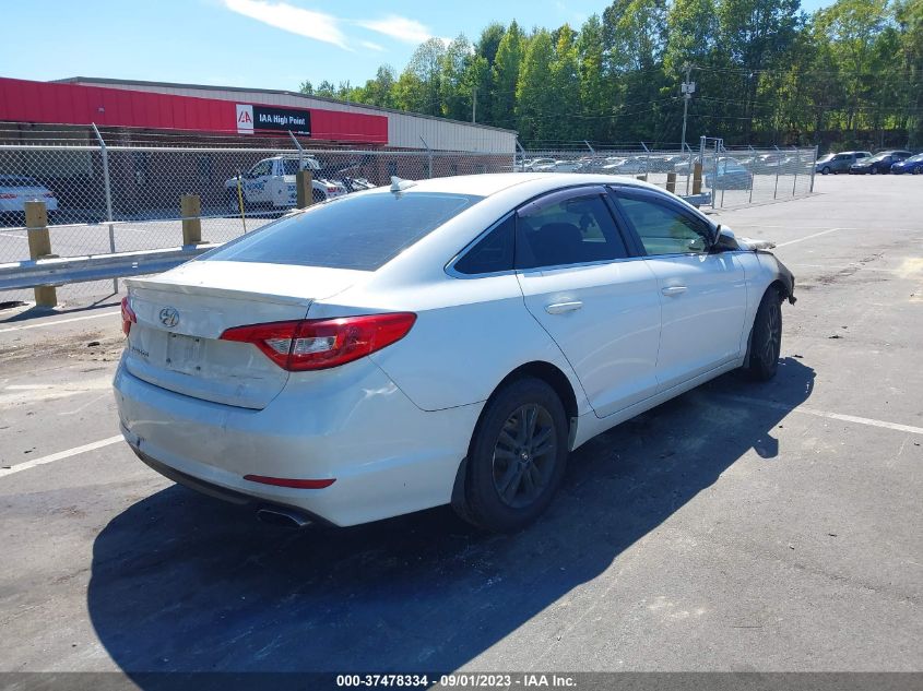 2017 HYUNDAI SONATA SE - 5NPE24AF1HH477576