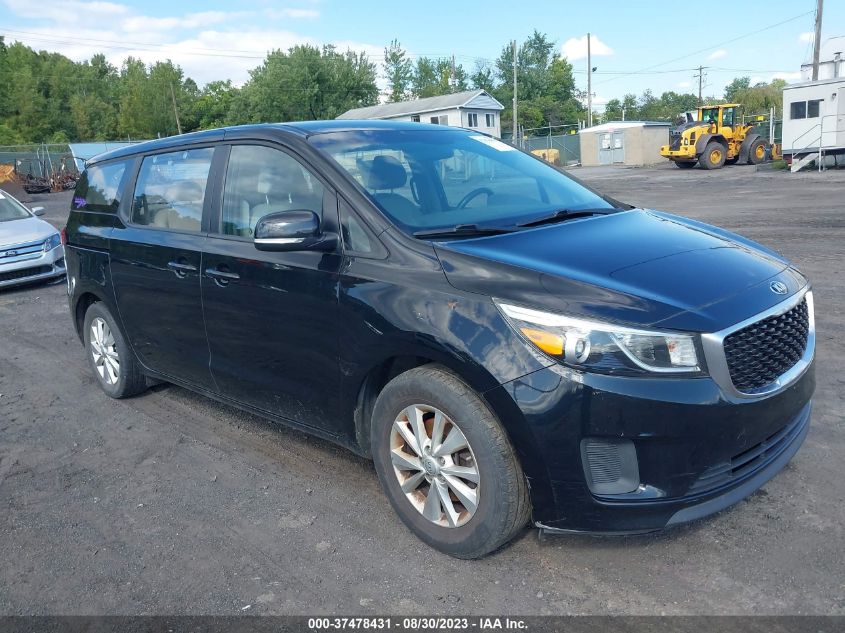 2015 KIA SEDONA L - KNDMA5C16F6053727