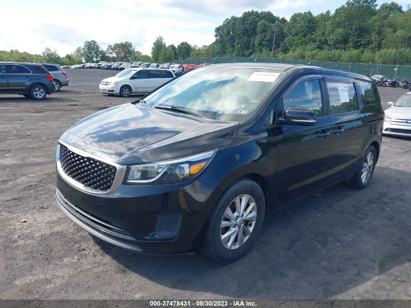 2015 KIA SEDONA L - KNDMA5C16F6053727