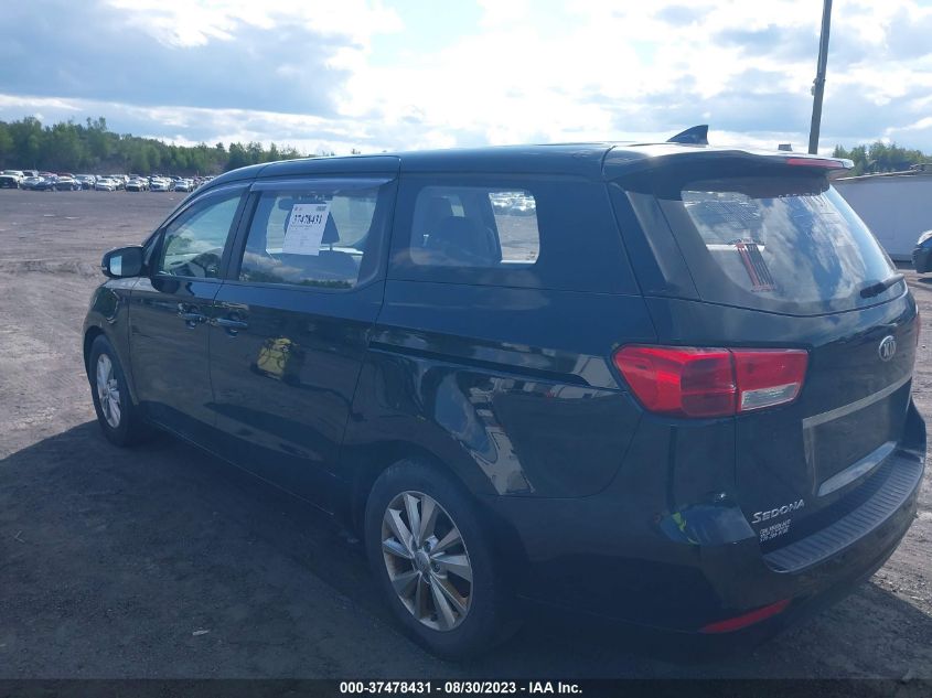 2015 KIA SEDONA L - KNDMA5C16F6053727