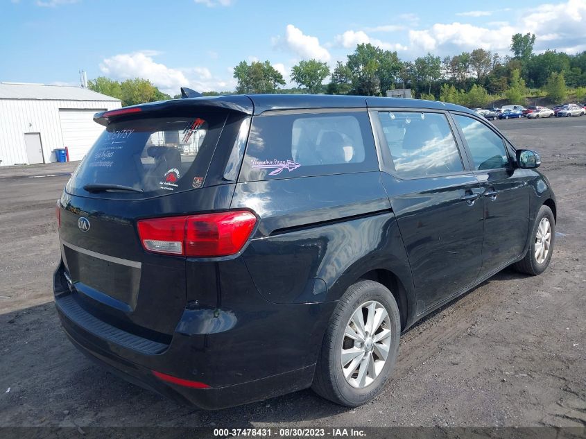 2015 KIA SEDONA L - KNDMA5C16F6053727