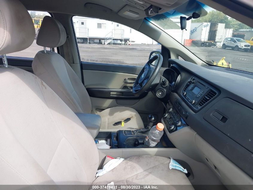 2015 KIA SEDONA L - KNDMA5C16F6053727