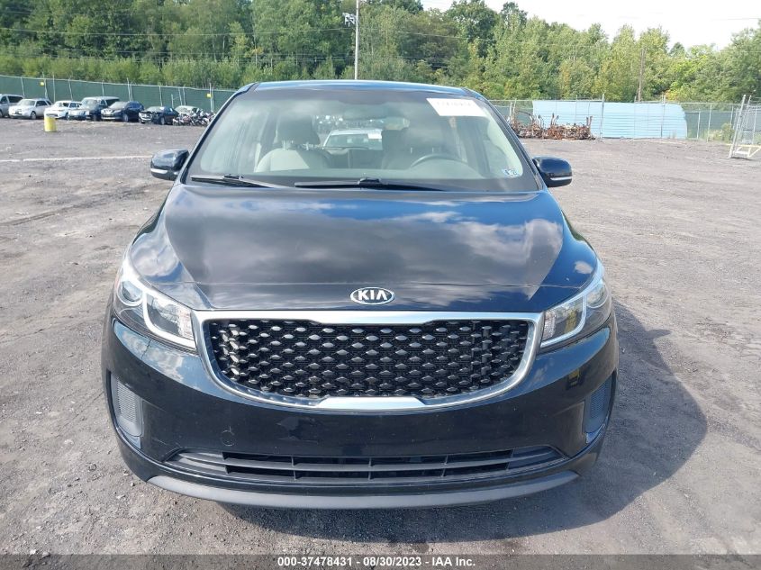 2015 KIA SEDONA L - KNDMA5C16F6053727