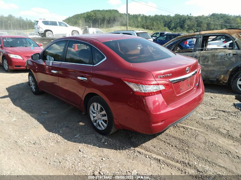 2014 NISSAN SENTRA S/FE+ S/SV/FE+ SV/SR/SL - 3N1AB7AP6EY239636