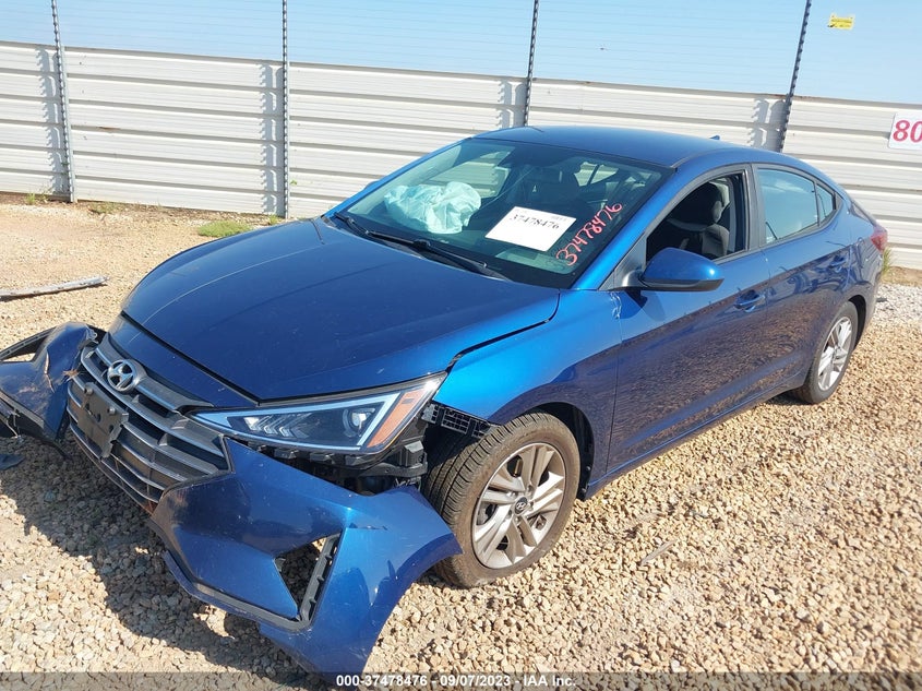 VIN 5NPD84LF3KH411271 2019 HYUNDAI ELANTRA SEL