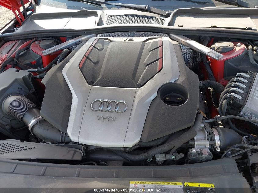2018 AUDI S4 PREMIUM PLUS WAUB4AF45JA200880