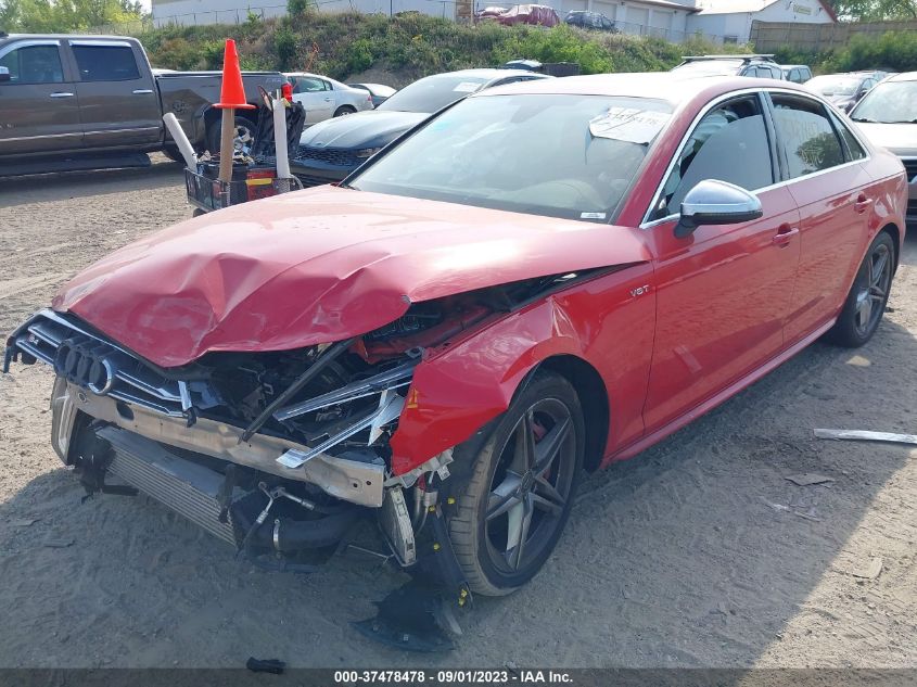 2018 AUDI S4 PREMIUM PLUS WAUB4AF45JA200880