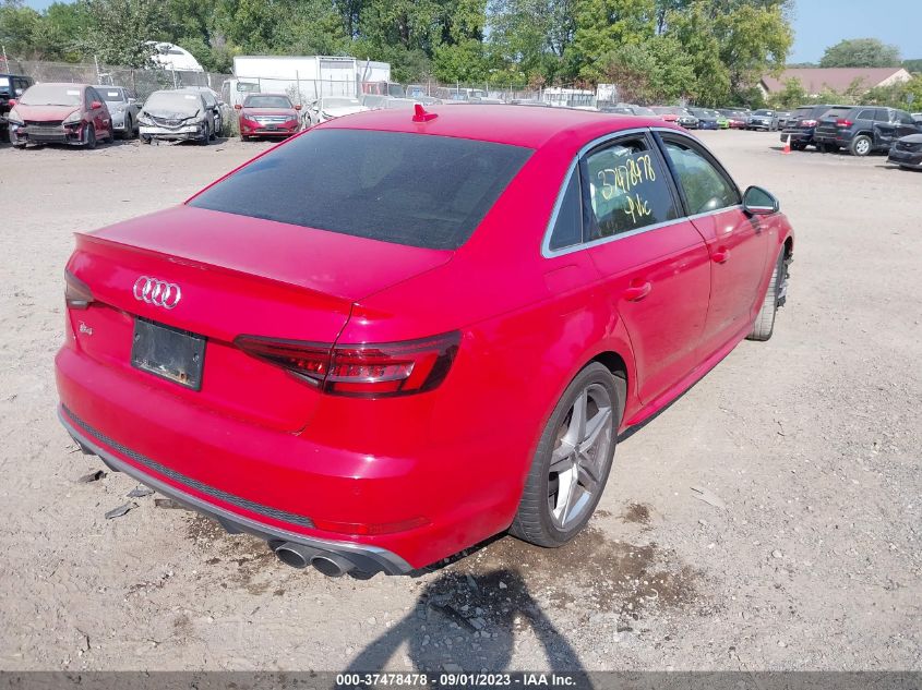 2018 AUDI S4 PREMIUM PLUS WAUB4AF45JA200880