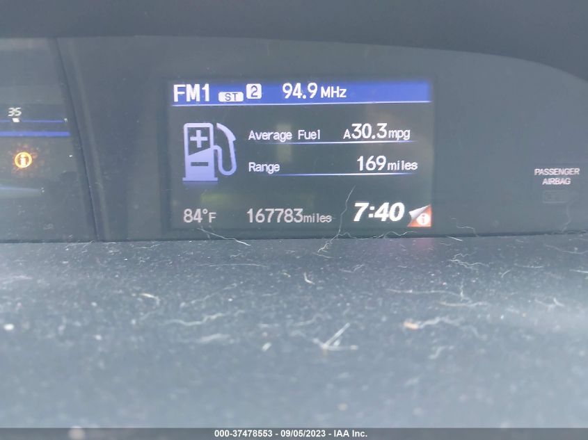 2013 HONDA CIVIC SDN EX - 19XFB2F85DE015829