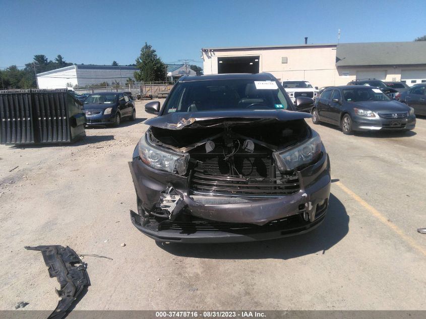 2015 TOYOTA HIGHLANDER XLE - 5TDJKRFH1FS177193