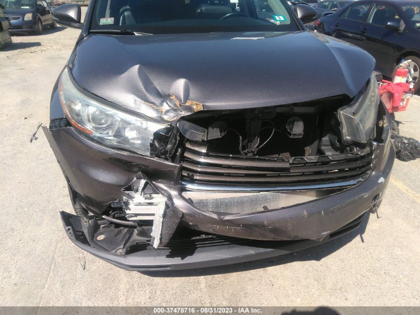 2015 TOYOTA HIGHLANDER XLE - 5TDJKRFH1FS177193