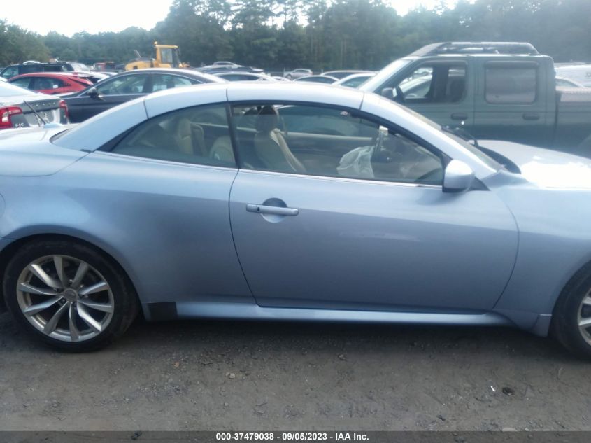 2013 INFINITI G37 CONVERTIBLE BASE JN1CV6FE3DM771591