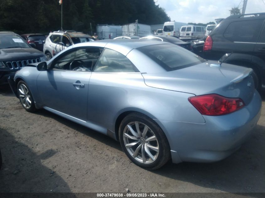 2013 INFINITI G37 CONVERTIBLE BASE JN1CV6FE3DM771591