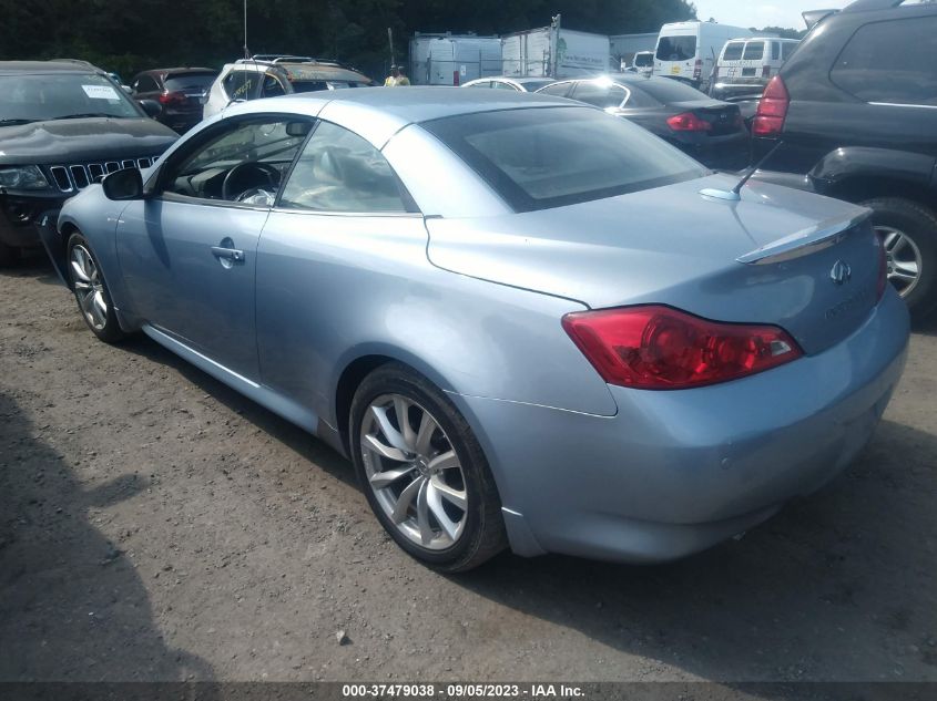 2013 INFINITI G37 CONVERTIBLE BASE JN1CV6FE3DM771591