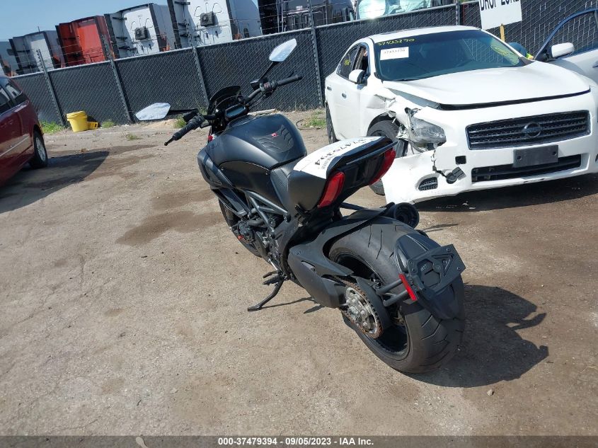 2013 DUCATI DIAVEL - ZDM13BLW0DB017189