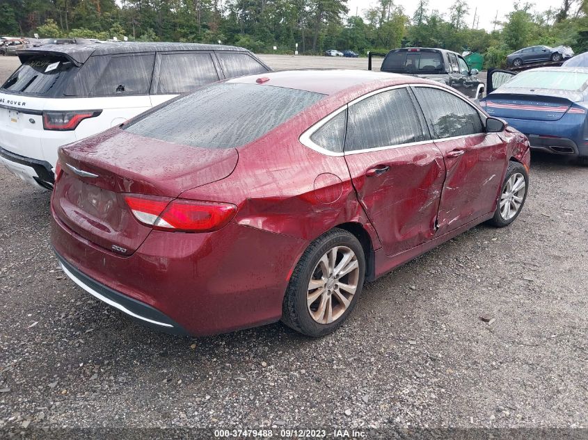 2015 CHRYSLER 200 LIMITED - 1C3CCCAB2FN757276