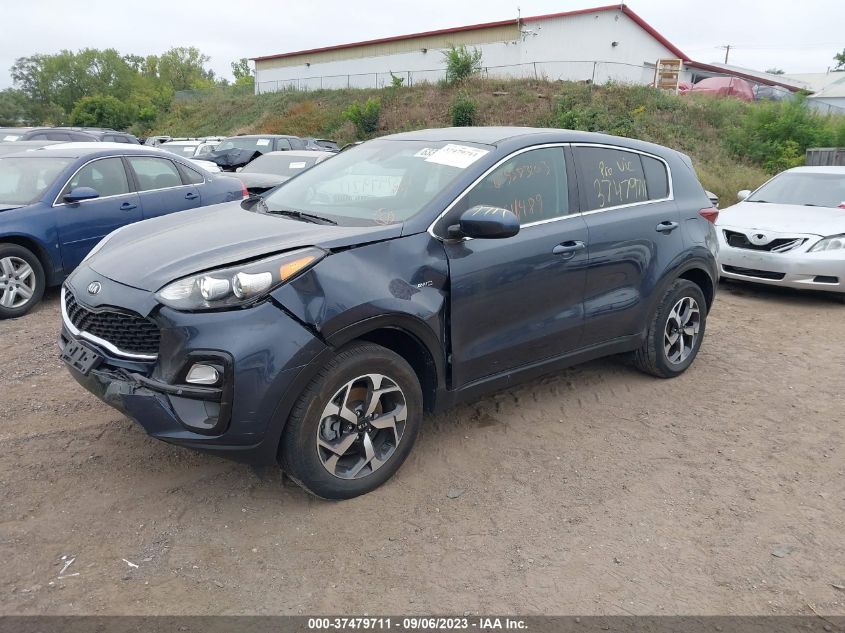 VIN KNDPMCAC5N7973354 2022 KIA SPORTAGE LX