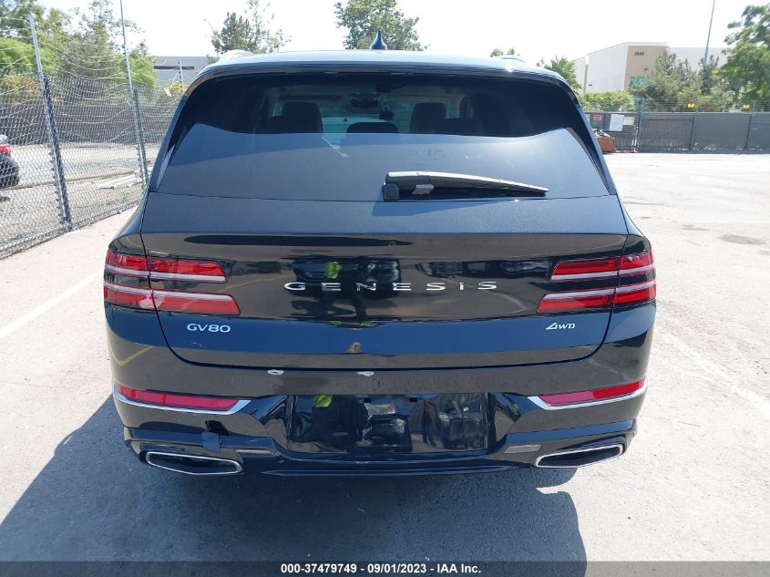 2023 GENESIS GV80 KMUHBDSB3PU122399