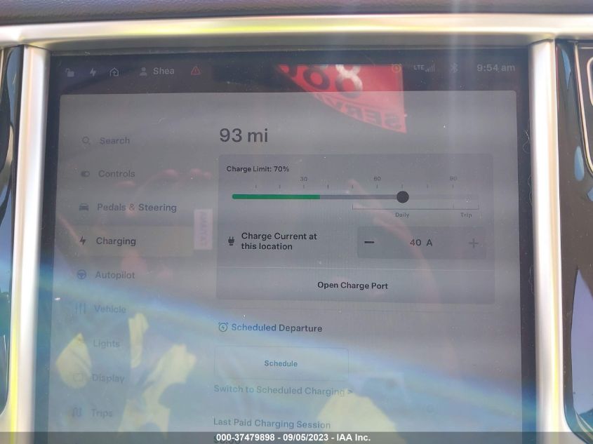2015 TESLA MODEL S KWH BATTERY - 5YJSA1H11FF081139